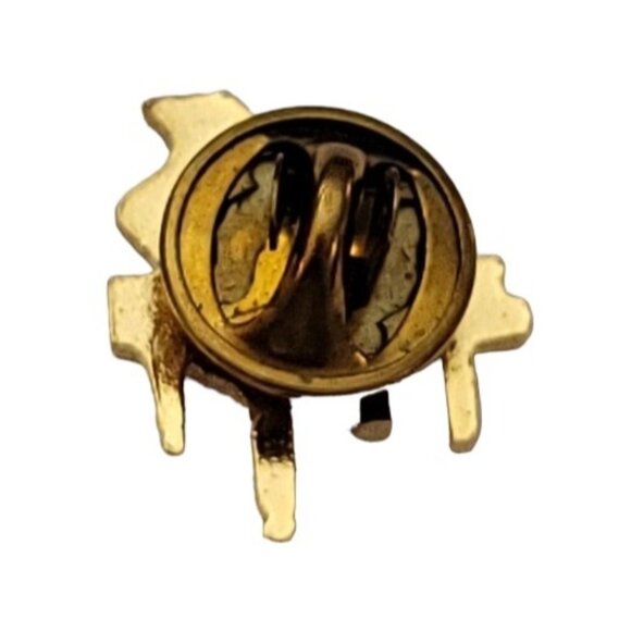 Blacky Money Back Hinged Gift Box, With Gold Tone Piano Lapel Pin K429 - Picture 4 of 6